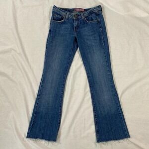 Levi's blue low rise bootcut jeans size 3 long y2k 2000s country